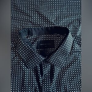 Twenty Eight Degrees Men's (Black-White Floral) Short Sleeve ButtonUp (3XLT)